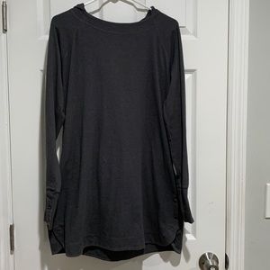 Gray tech gear, sports sweatshirt, with hoodie, & side pockets